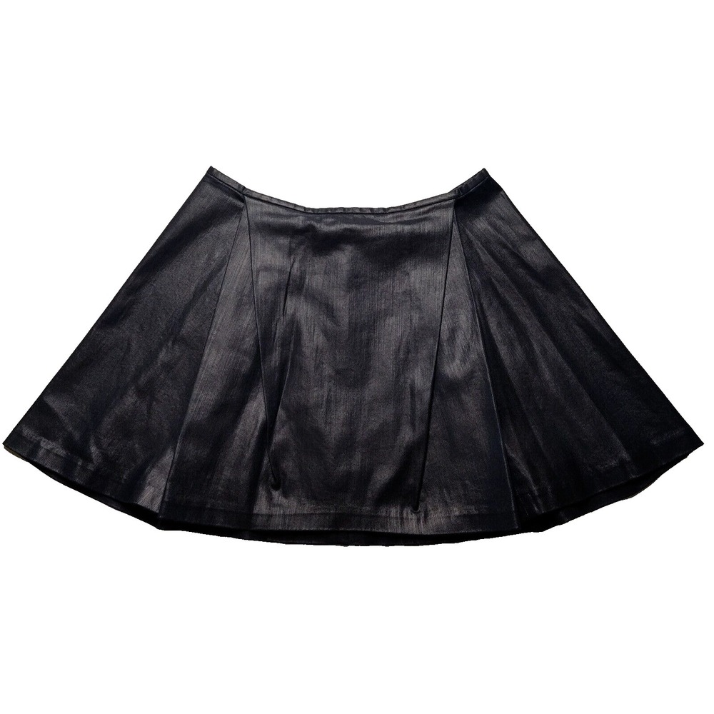 POLO RALPH‎ LAUREN Women Size 2 Charcoal Lyocell Blend 15" Skirt EUC